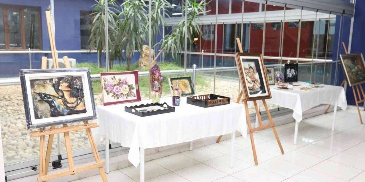 Hatmek kursiyerlerinden Öğretmenler Günü’ne özel sergi