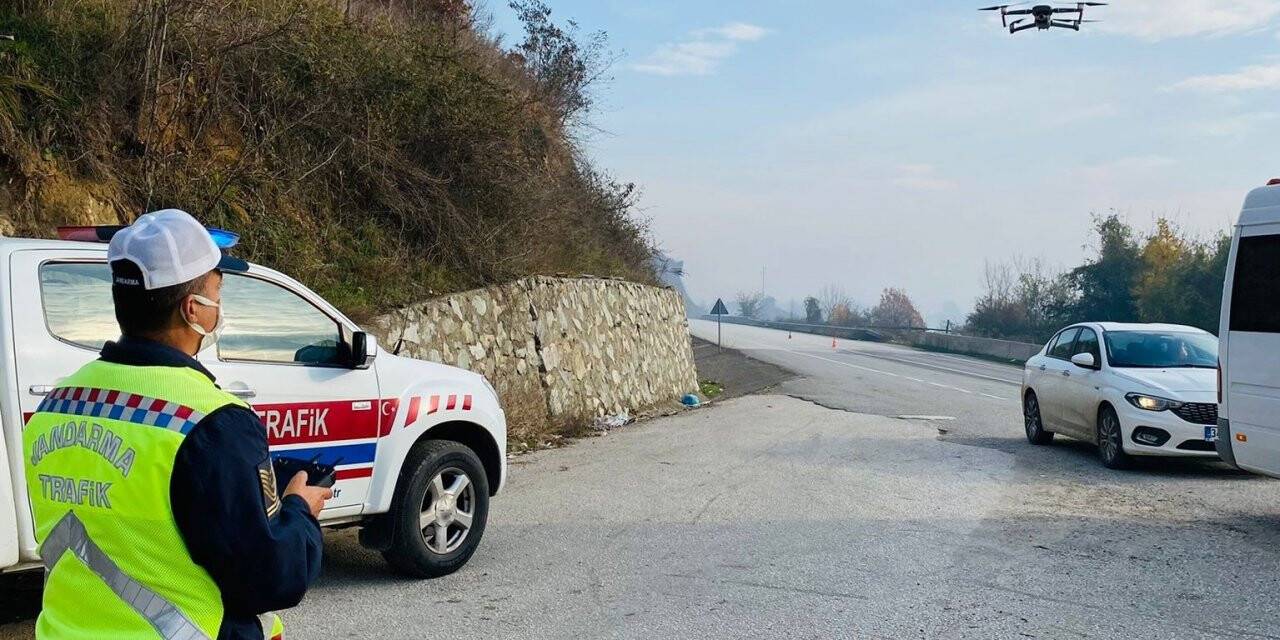 Jandarma’dan drone ile denetim