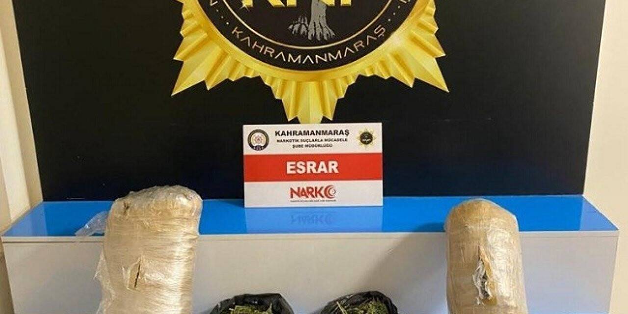 Kahramanmaraş’ta uyuşturucuya 2 tutuklama