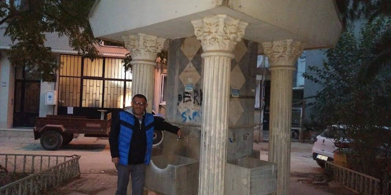 Erdek’te çeşme suları çamurlu akıyor