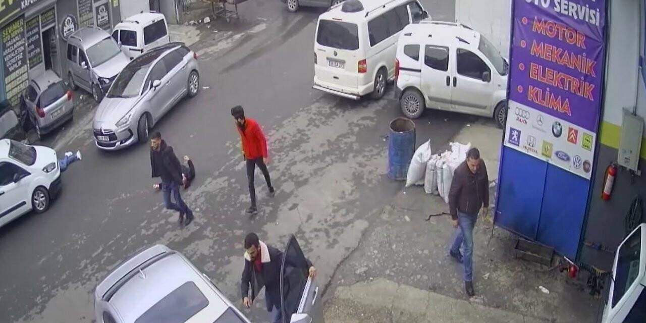 Sanayi sitesinde polisin vurulduğu olayın güvenlik kamera görüntüleri ortaya çıktı