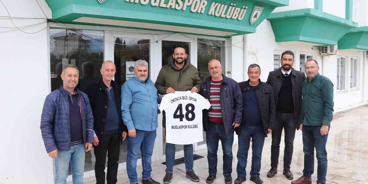 Ortaca Belediyespor yönetiminden Muğlaspor’a ziyaret