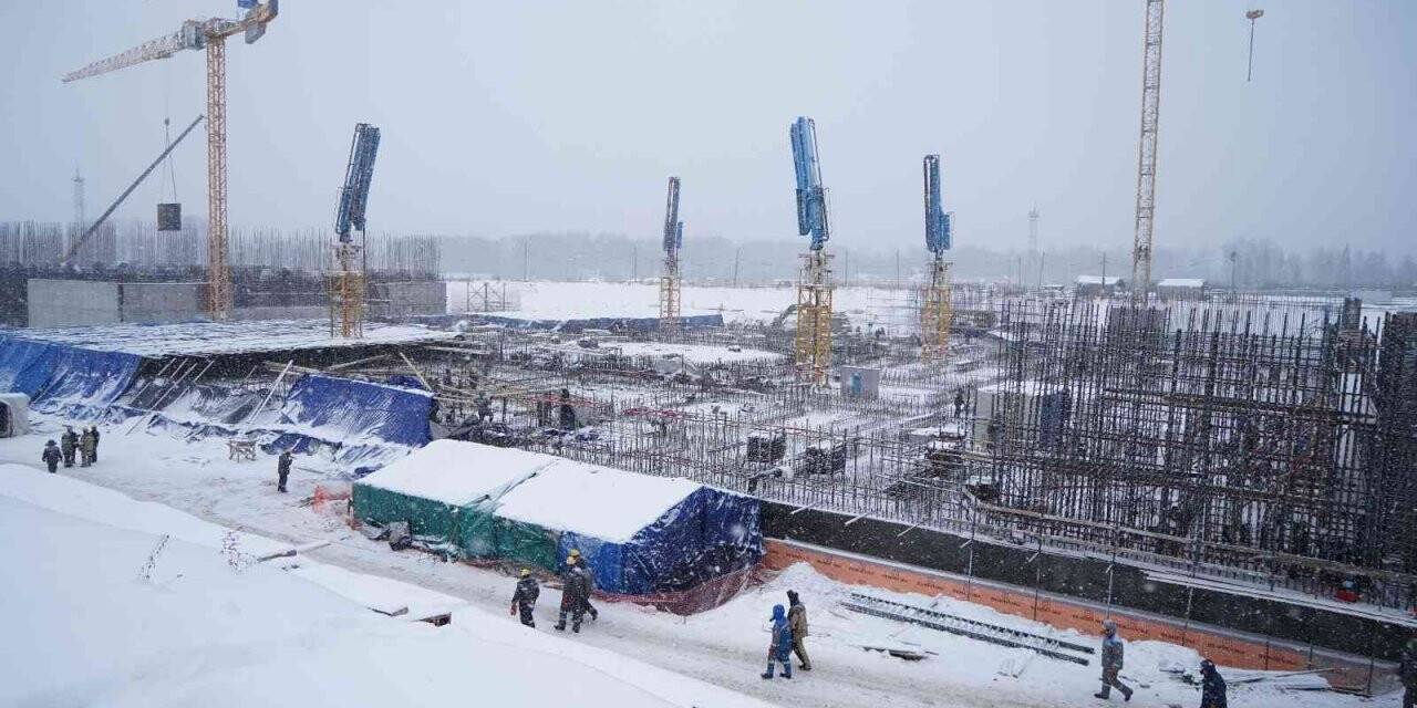 BREST-OD-300 reaktörünün temel betonlaması tamamlandı