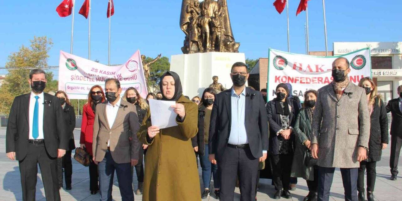 HAK-İŞ’ten ‘Şiddete sessiz kalmayın’ çağrısı
