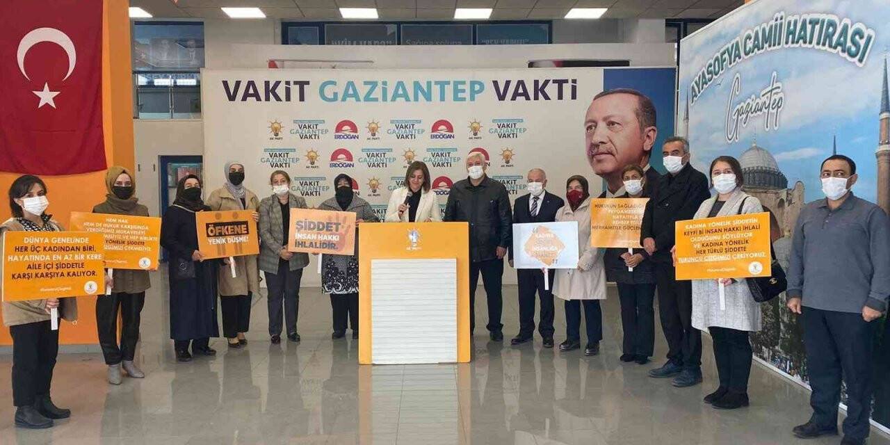 AK Partili kadınlardan şiddet açıklaması