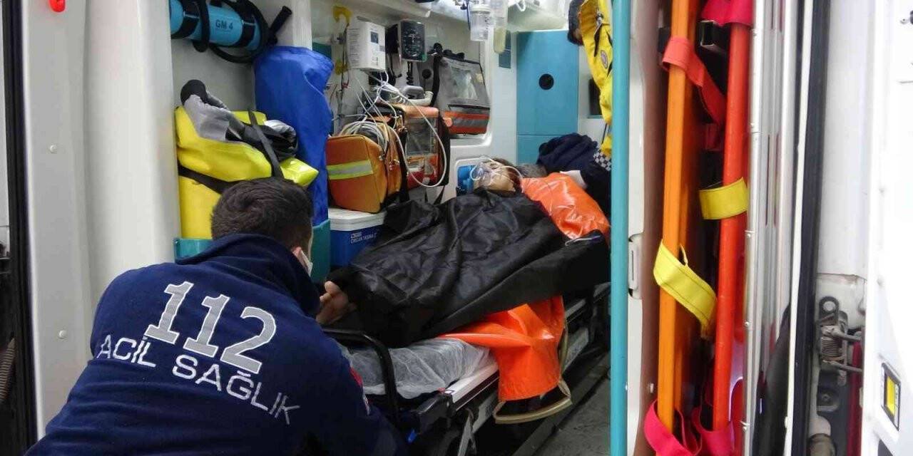 Sobadan sızan gazdan zehirlenen anne ve oğlu hastaneye kaldırıldı