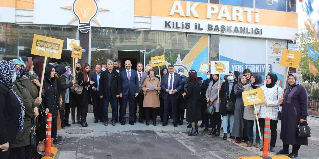 AK Partili kadınlardan şiddet açıklaması