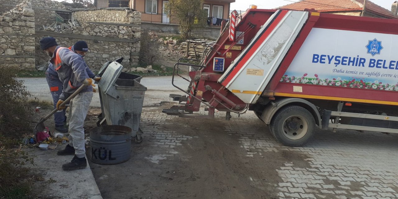 Beyşehir Belediyesi temizlik kampanyasına devam ediyor