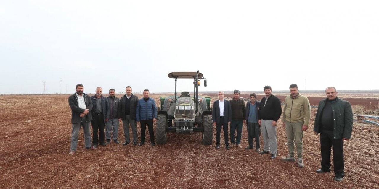 Şahinbey’de çiftçilere tohum ve gübre desteği