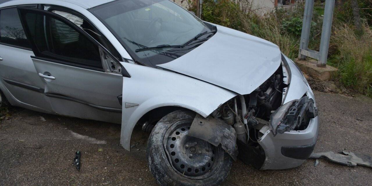 Sinop’ta trafik kazası 1 yaralı
