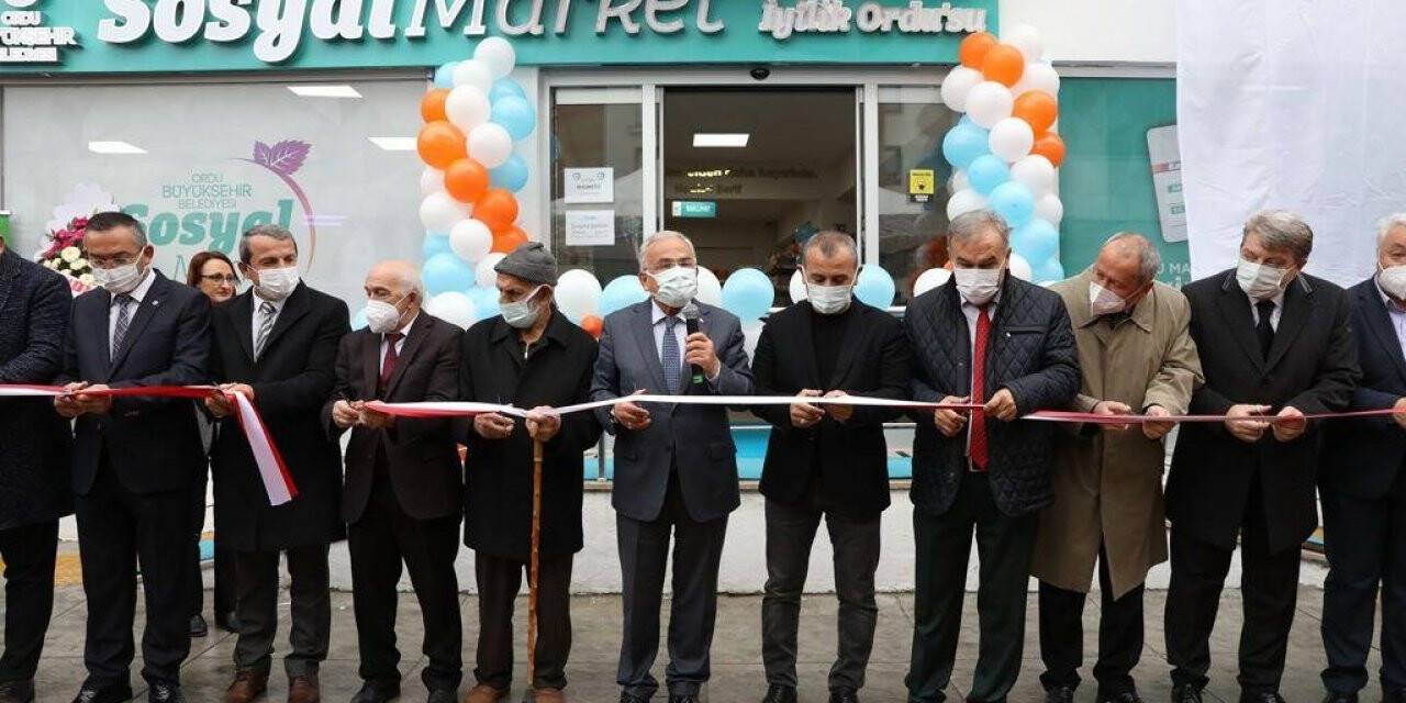 Ordu’da sosyal market açıldı