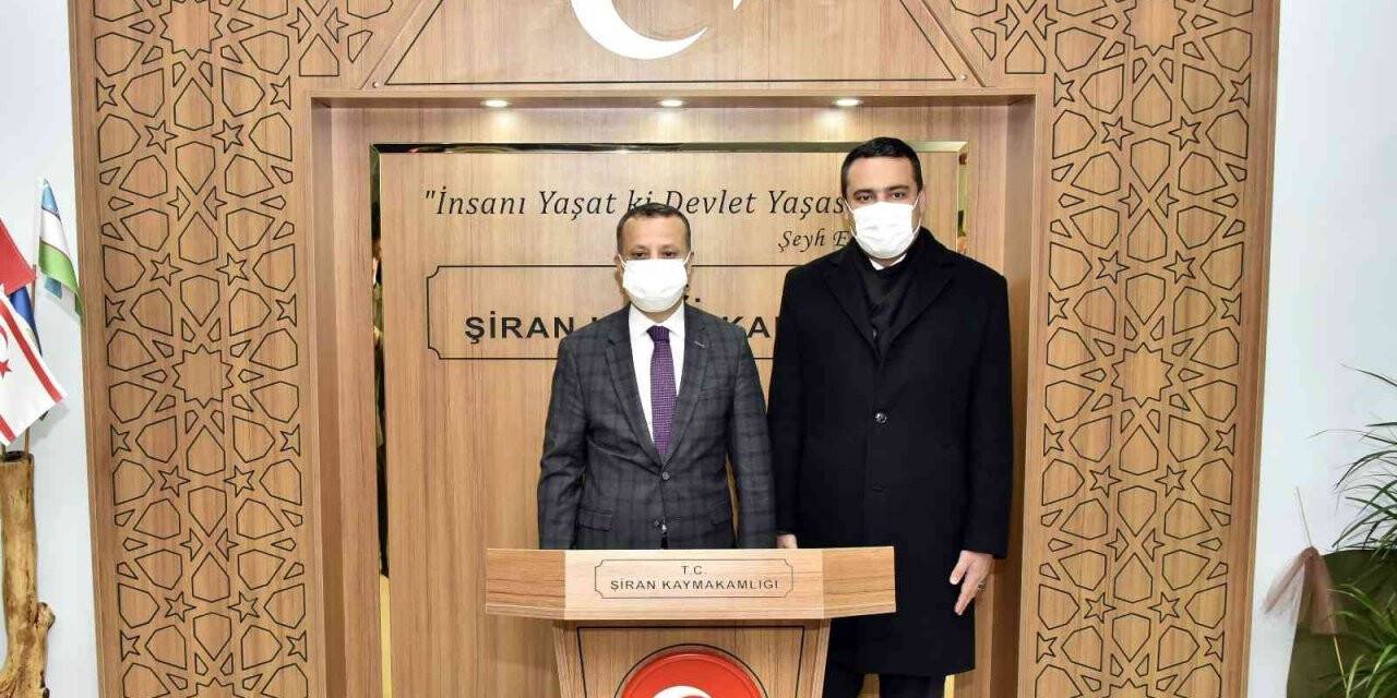 Vali Taşbilek Şiran ilçesinde incelemelerde bulundu