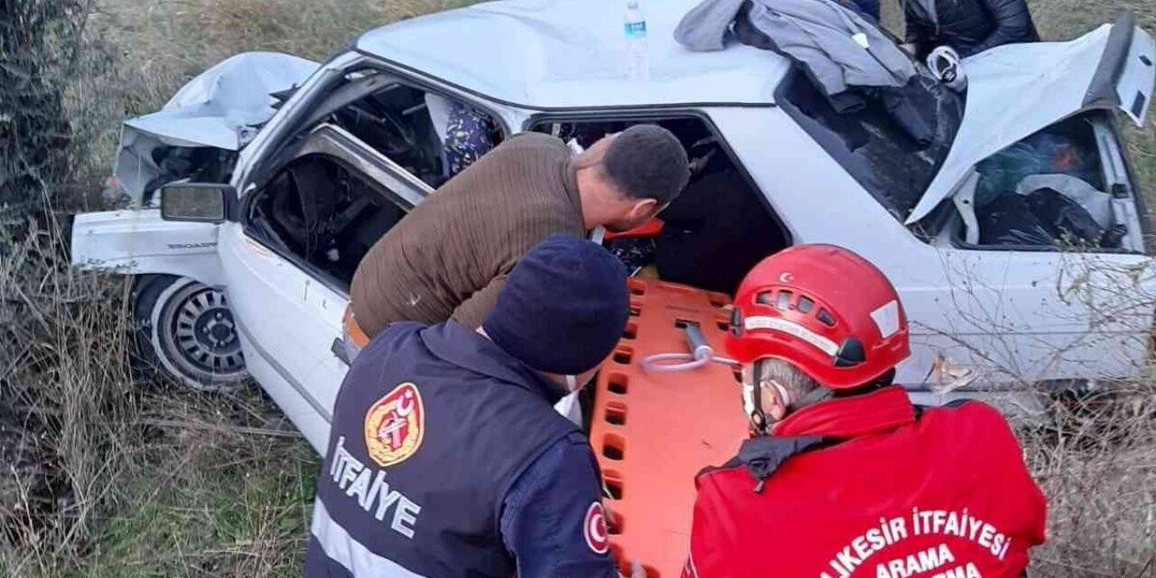 Balıkesir’de trafik kazası: 3 yaralı