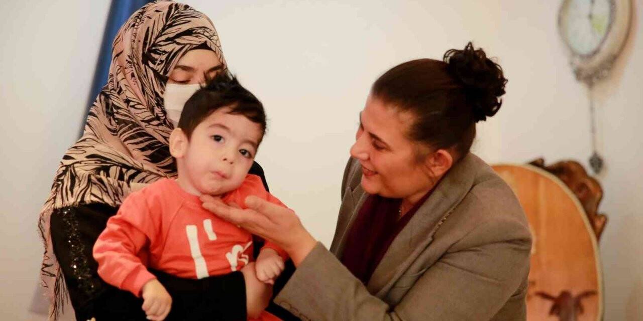 Başkan Çerçioğlu’ndan SMA hastası Alparslan bebeğe destek