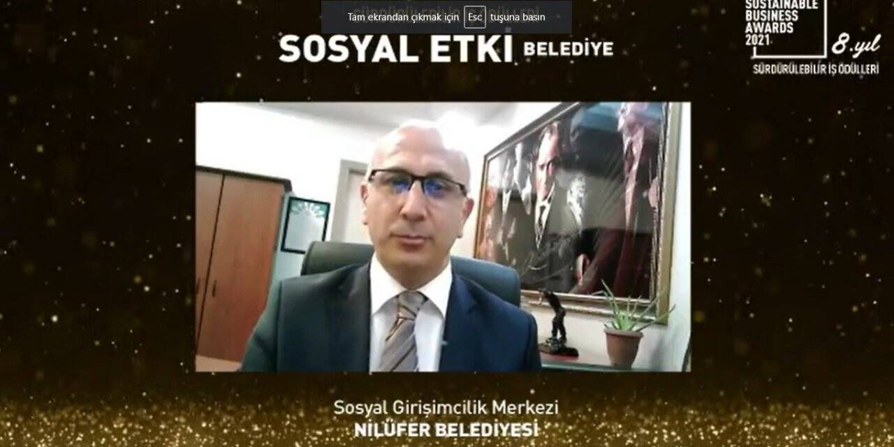 Nilüfer’e sürdürülebilir iş ödülü