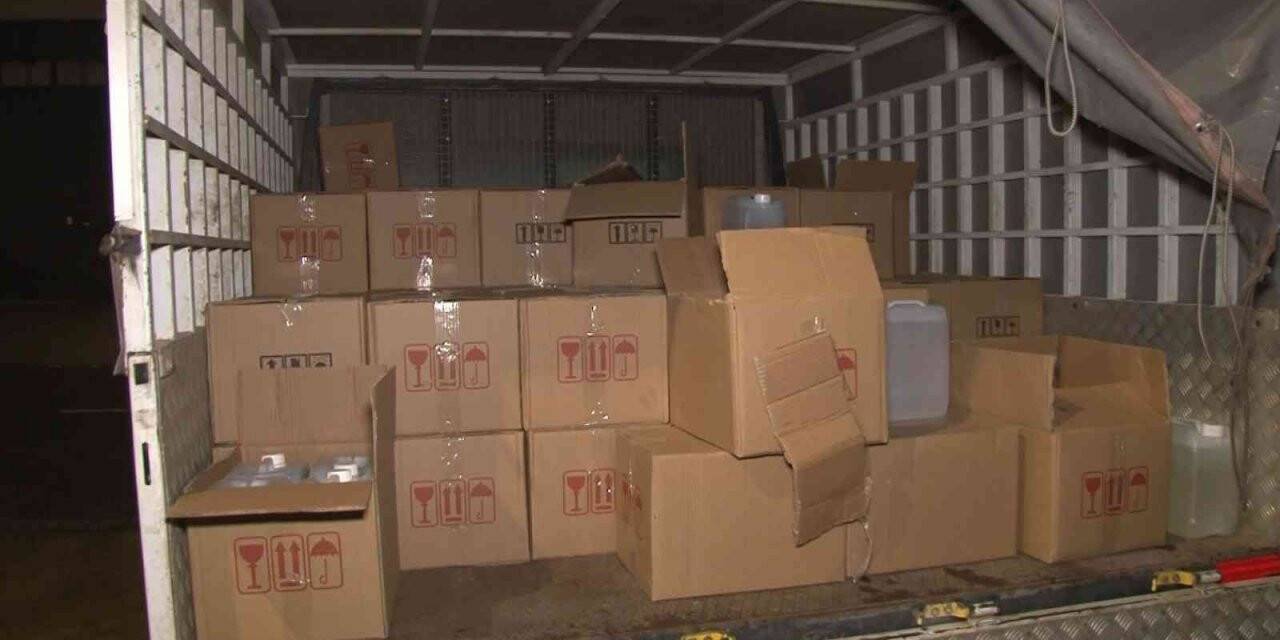 Silivri’de kaçak alkol imalathanesine operasyon, 4 ton sahte alkol ele geçirildi