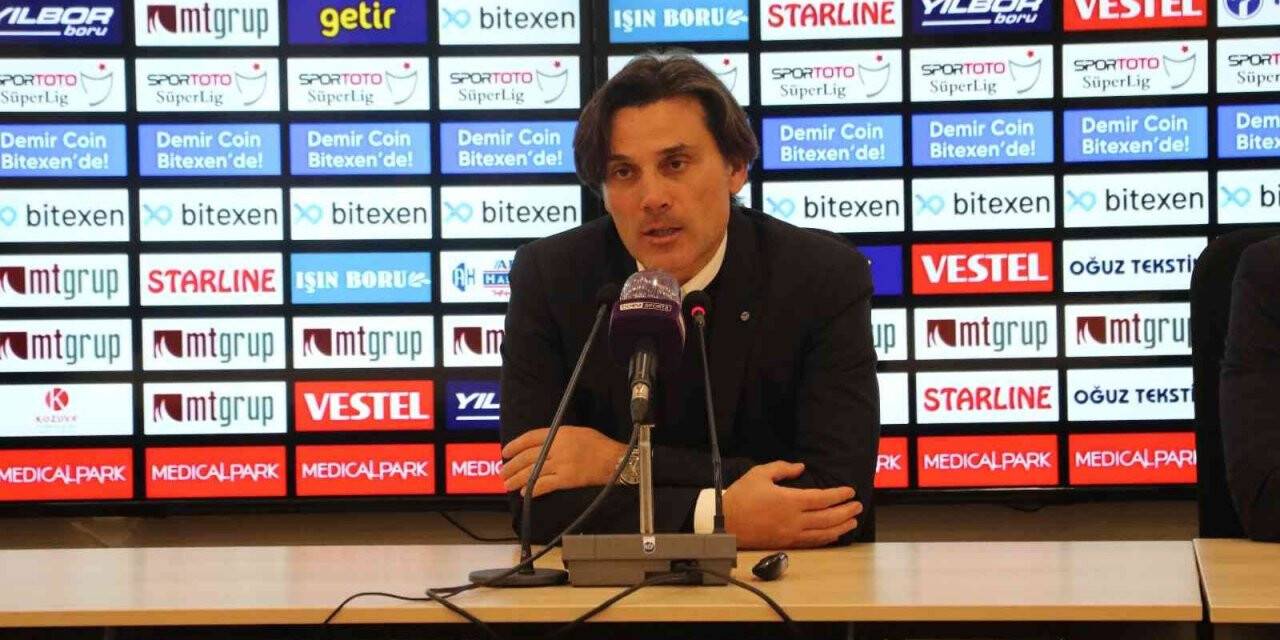 Montella: “İstediğimiz bir sonuç değildi”