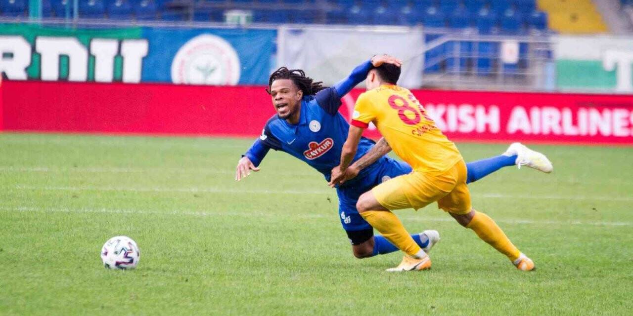 Rizespor ile Kayserispor 25. randevuda