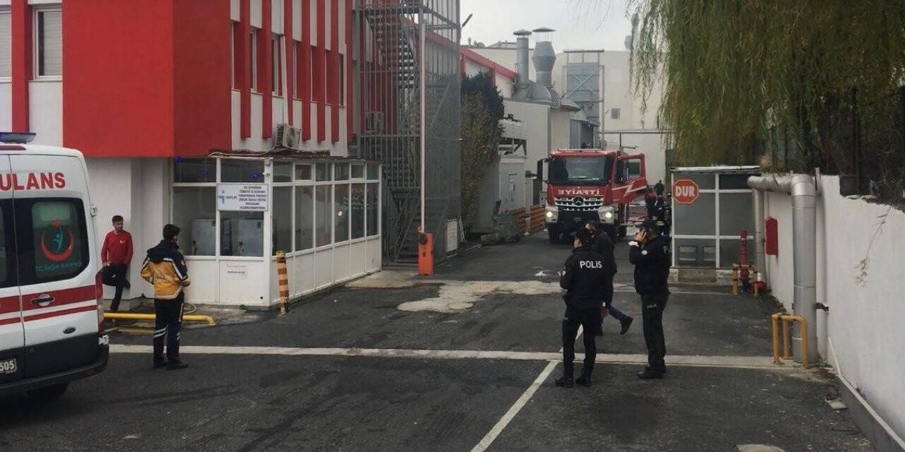 Fabrikada yangın: Dumandan etkilenen 1 işçi hastaneye kaldırıldı