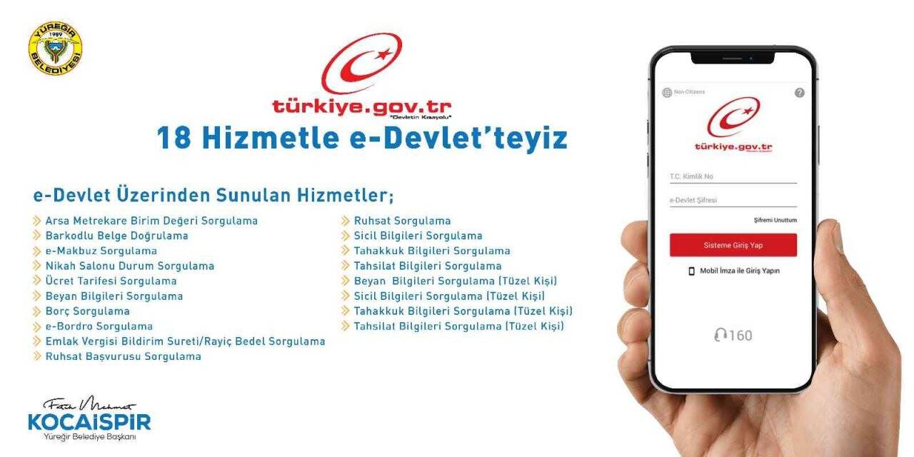 Yüreğir Belediyesi e-Devlet hizmet sayısını 18’e yükseltti