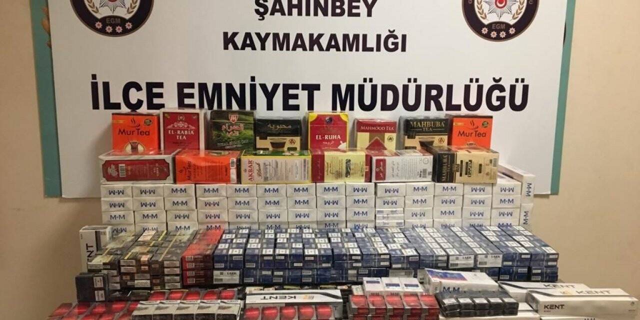 Gaziantep’te bin 528 paket gümrük kaçağı sigara ele geçirildi