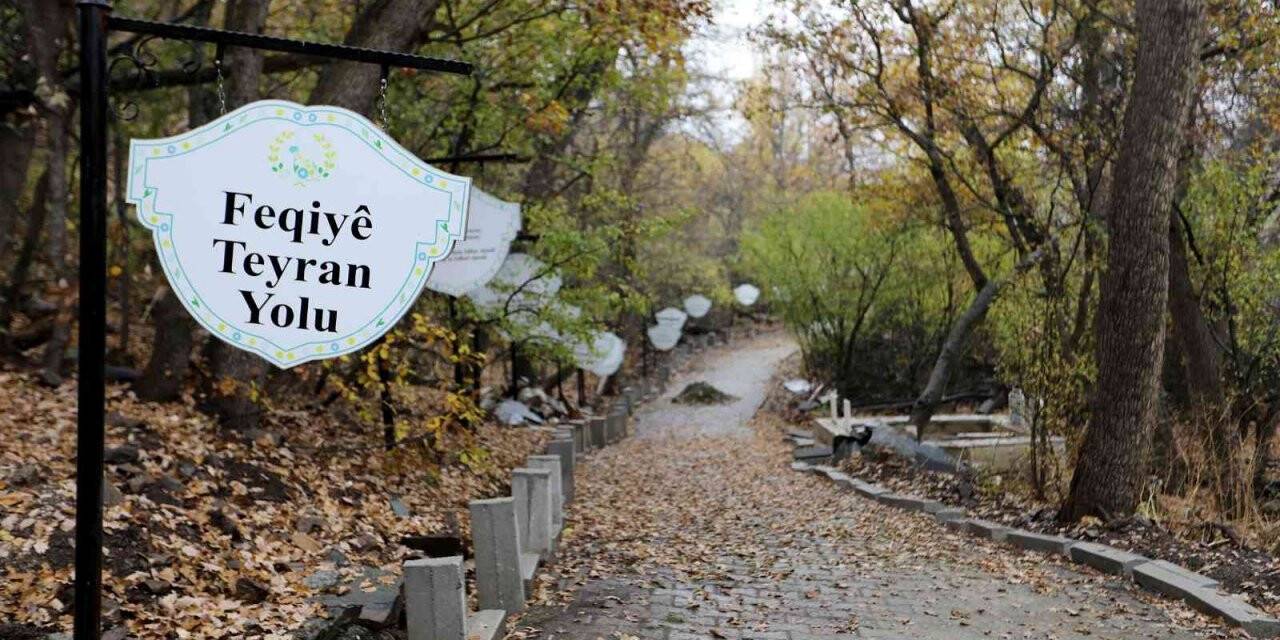 Feqiye Teyran Türbesi’nin çevresi onarıldı