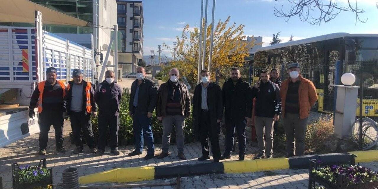 Otogarda çevre düzenlemesi