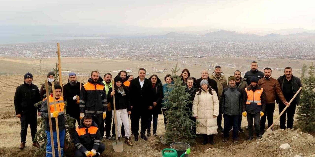 Van Büyükşehir Belediyesi 1 yılda 30 bin fidanı toprakla buluşturdu