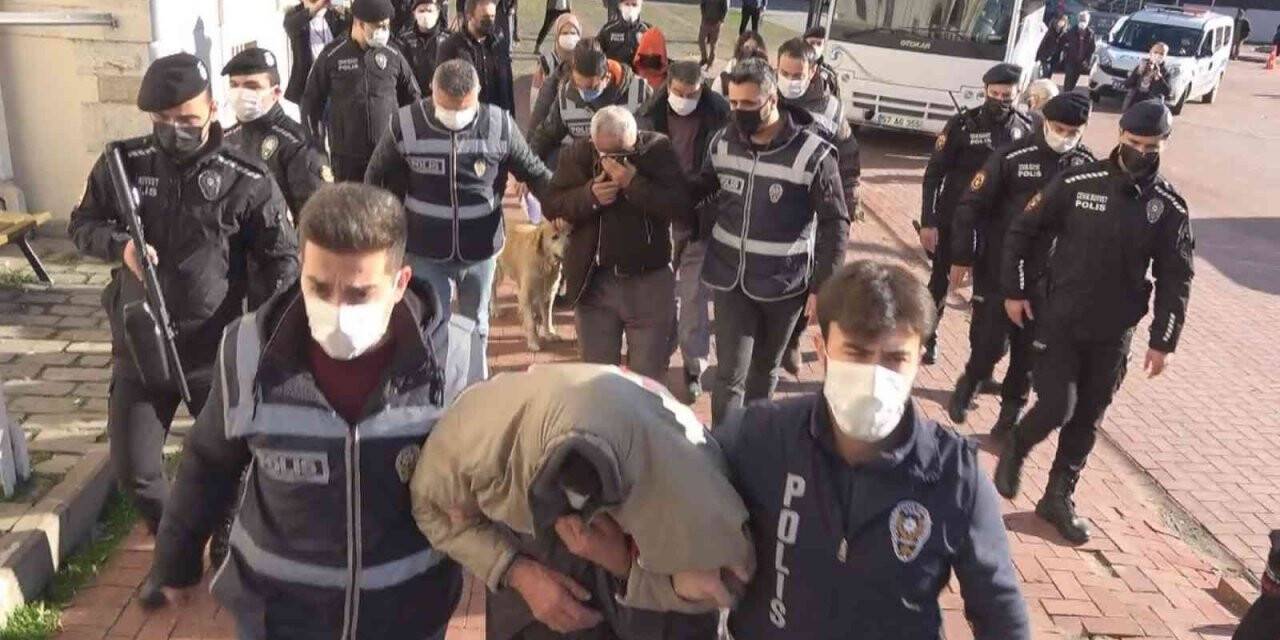 Sinop’ta fuhuş operasyonu: 3’ü kadın 7 şüpheli adliyeye sevk edildi