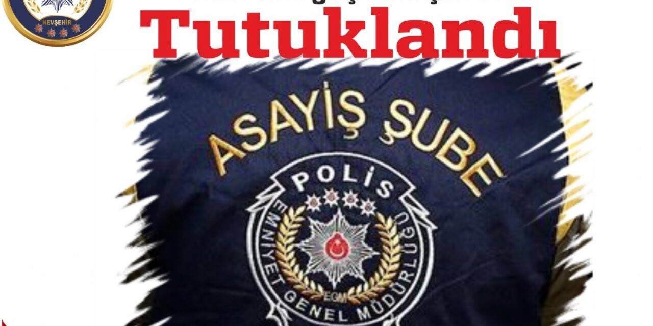 Oto lastiği çalan şahıs tutuklandı
