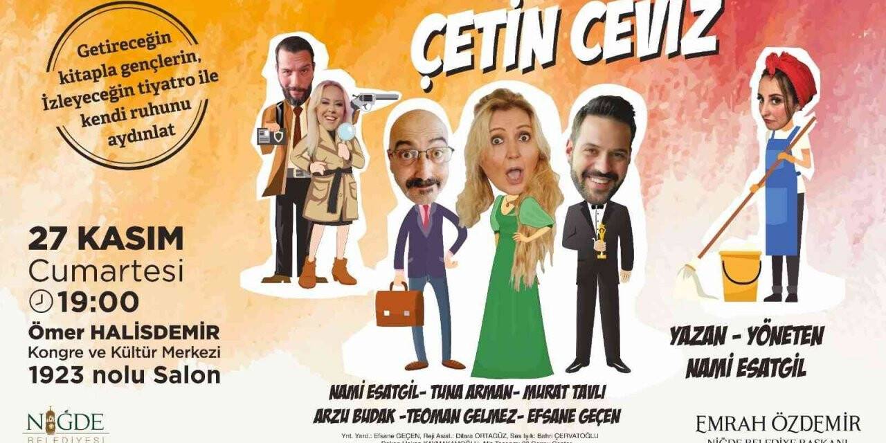 Niğde Belediyesi’nden Ücretsiz Tiyatro Etkinliği ve Kitap Kampanyası