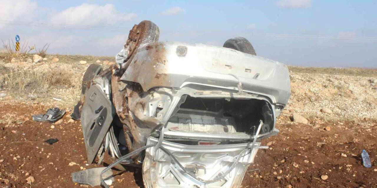 Adıyaman’da otomobil takla attı: 8 yaralı