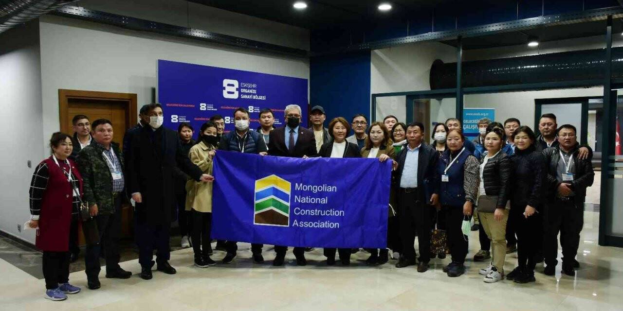 Moğol Ulusal İnşaat Birliği’nden Eskişehir OSB’ye ziyaret