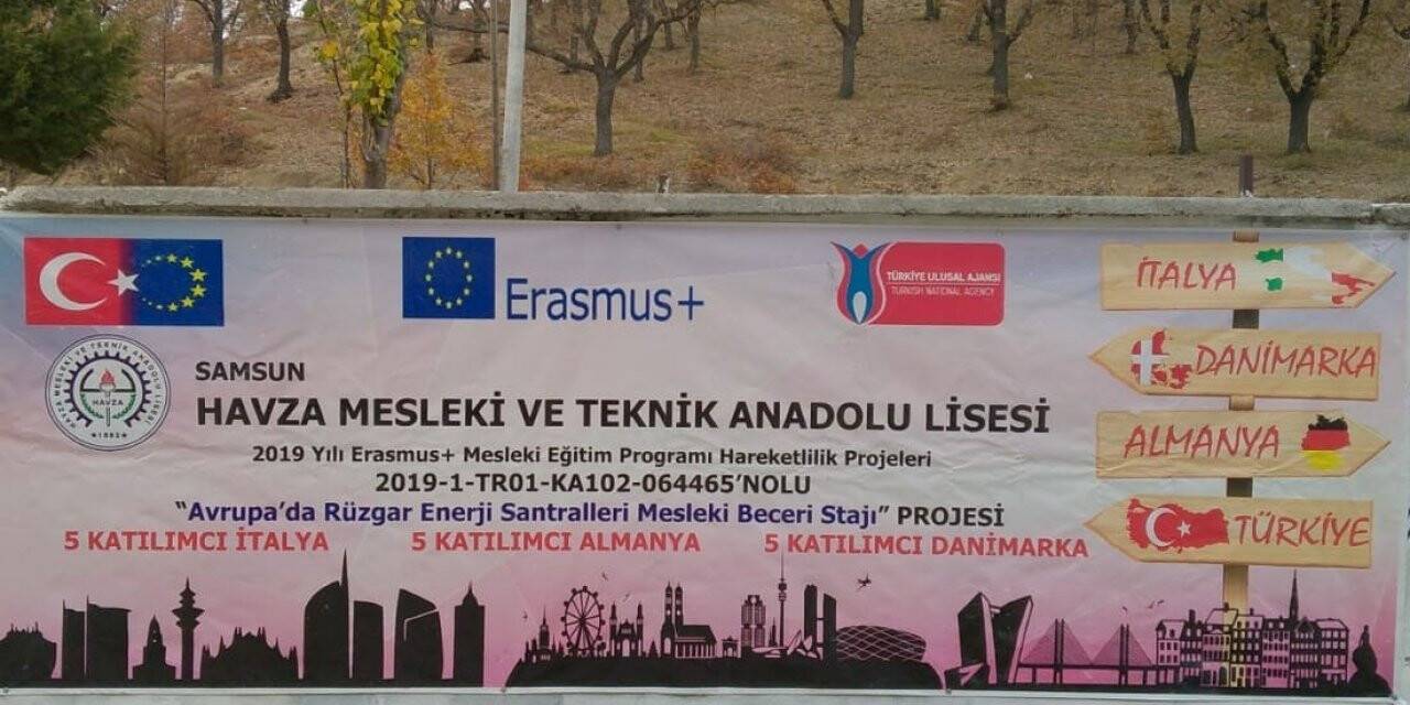 Havza MTAL öğrencileri yurt dışında stajı yapıyor