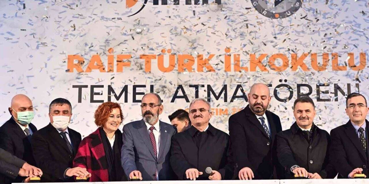 Diyarbakır’da iş adamı tarafından yaptırılan 32 derslikli ilkokulun temeli atıldı