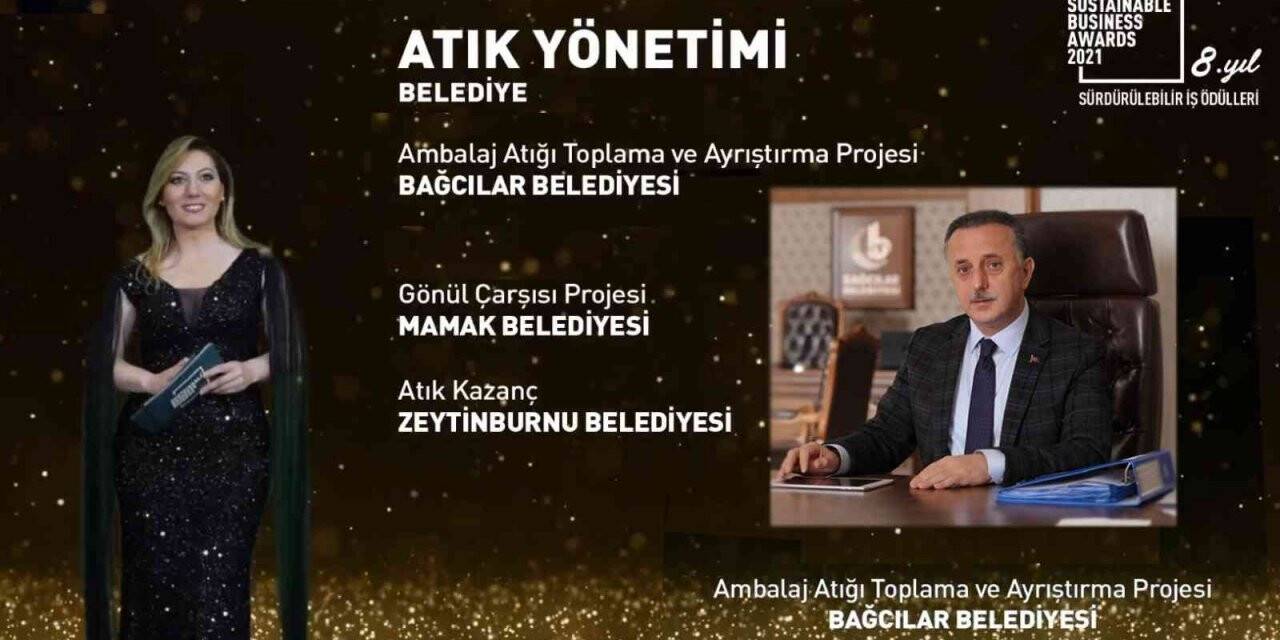 Atık Yönetimi ödülü Bağcılar’a geldi