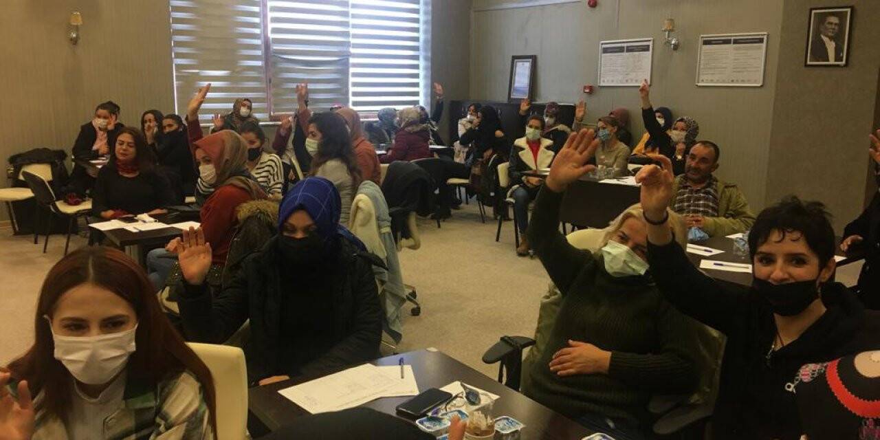 Belediyeden "Sanayide Kadın Eli" projesine destek