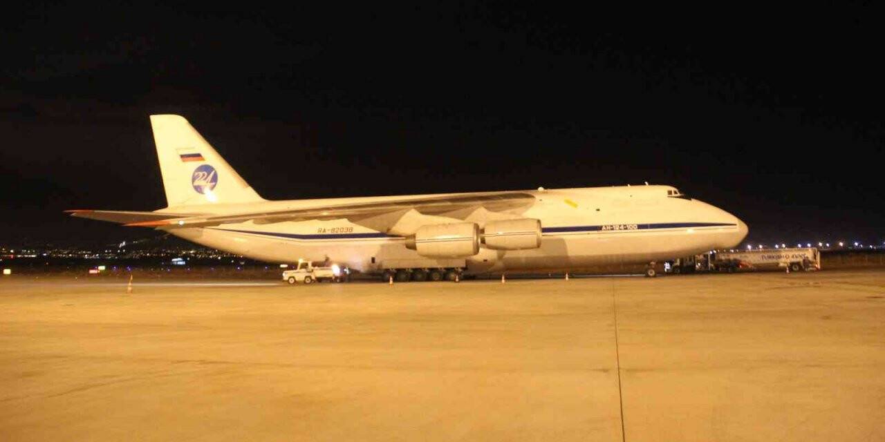 Avrupa’nın en büyük teleskobunun aynası dev kargo uçağıyla Erzurum’a getirildi