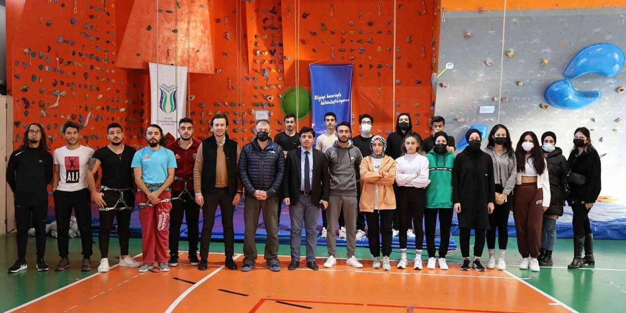 Spor etkinlikleri tırmanış ile başladı