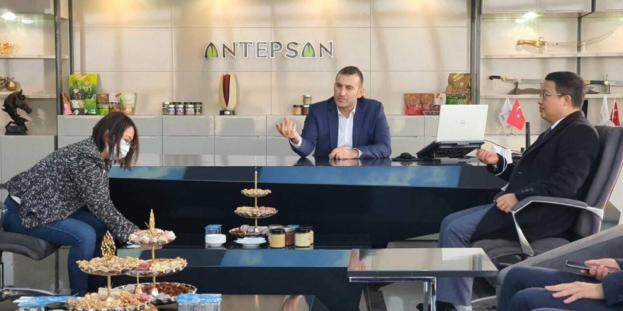 Çin heyeti Antepsan’a hayran kaldı