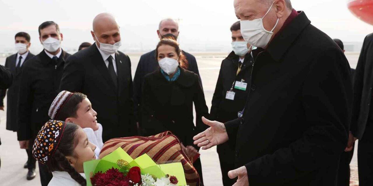 Cumhurbaşkanı Erdoğan, Türkmenistan’da