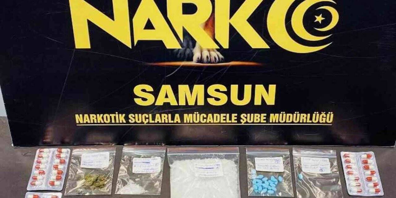 Samsun’da uyuşturucu ticaretinden 2 kişiye gözaltı