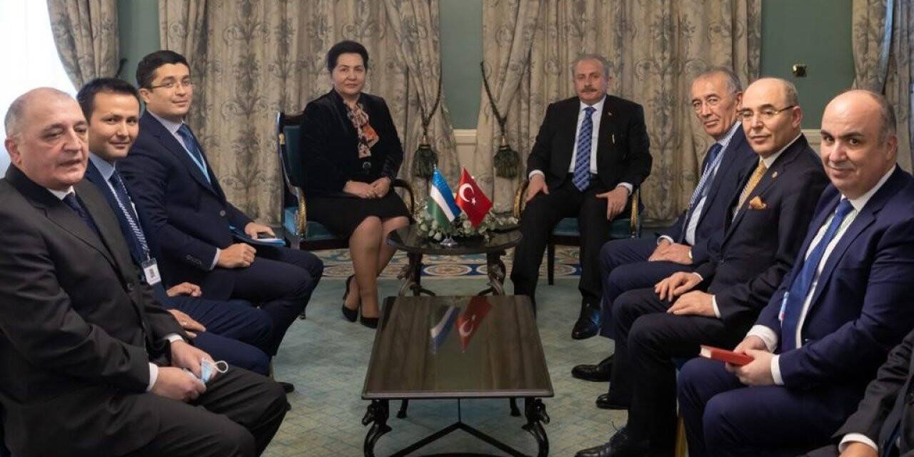TBMM Başkanı Şentop, Özbekistan Senato Başkanı Narbayeva ile görüştü