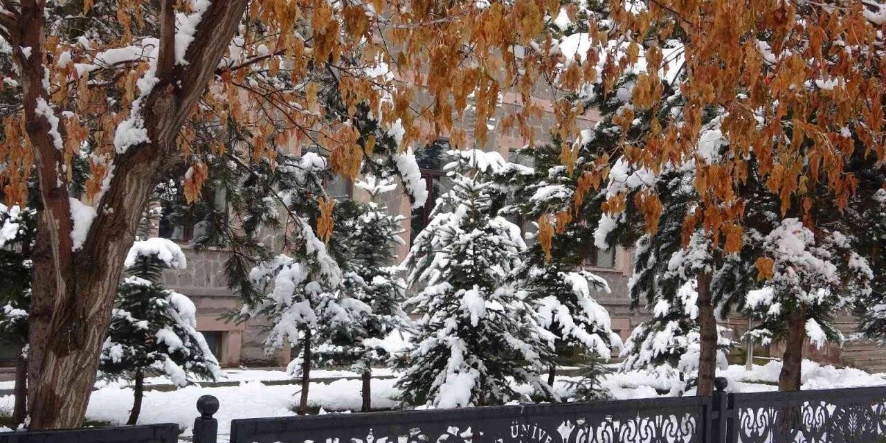 Ardahan’da kar yağışı sonrası kartpostallık görüntüler oluştu