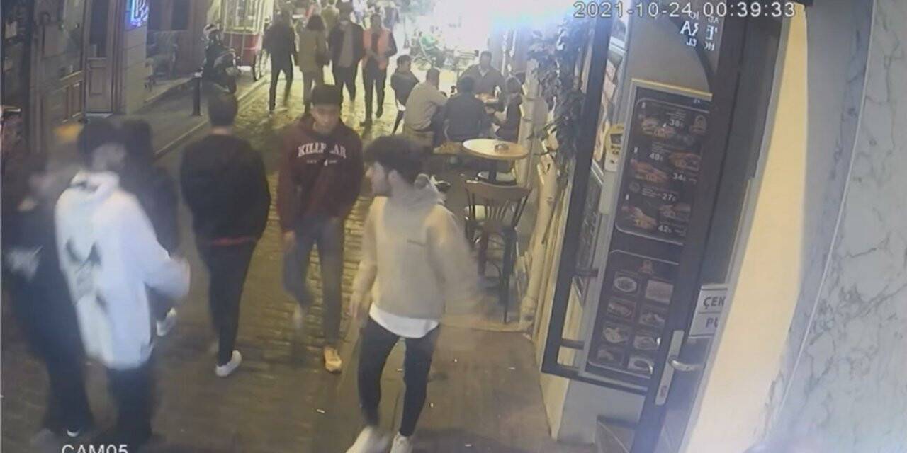 Taksim’de genç kızı felç eden öldüresiye dayak kamerada