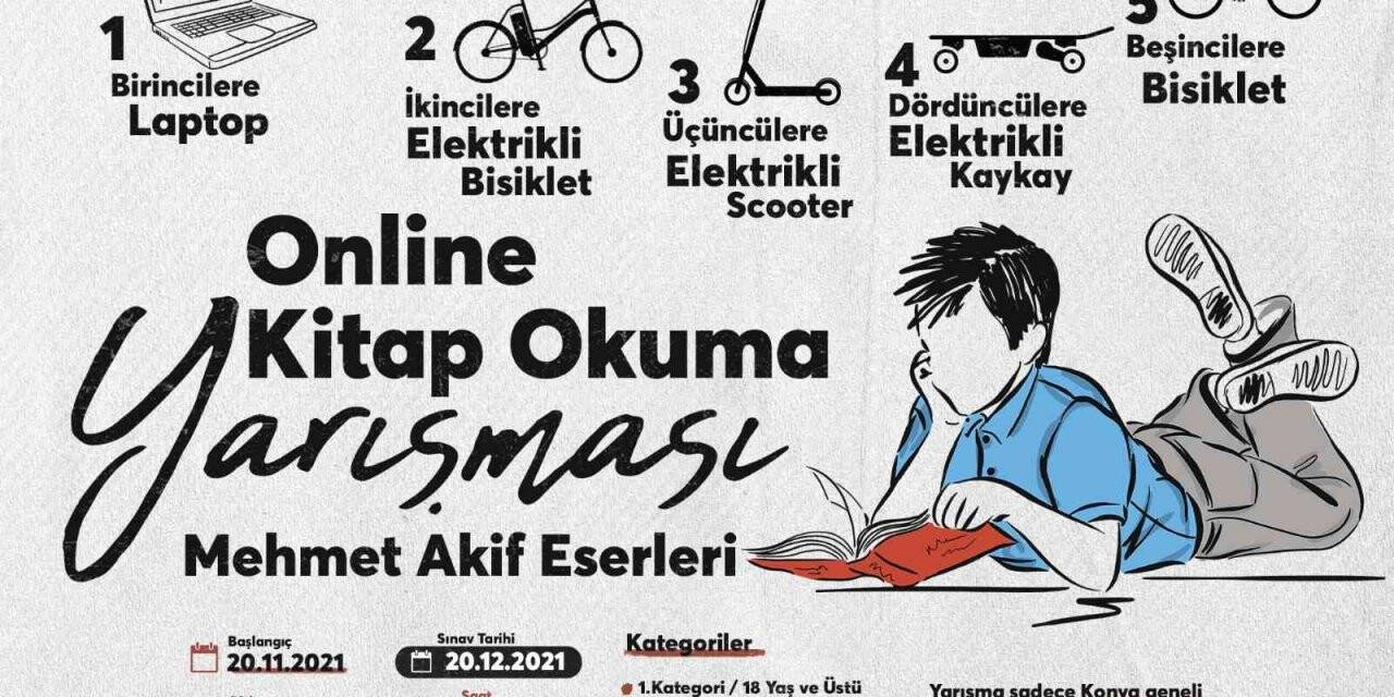 Selçuklu Belediyesinden Mehmet Akif konulu kitap okuma yarışması