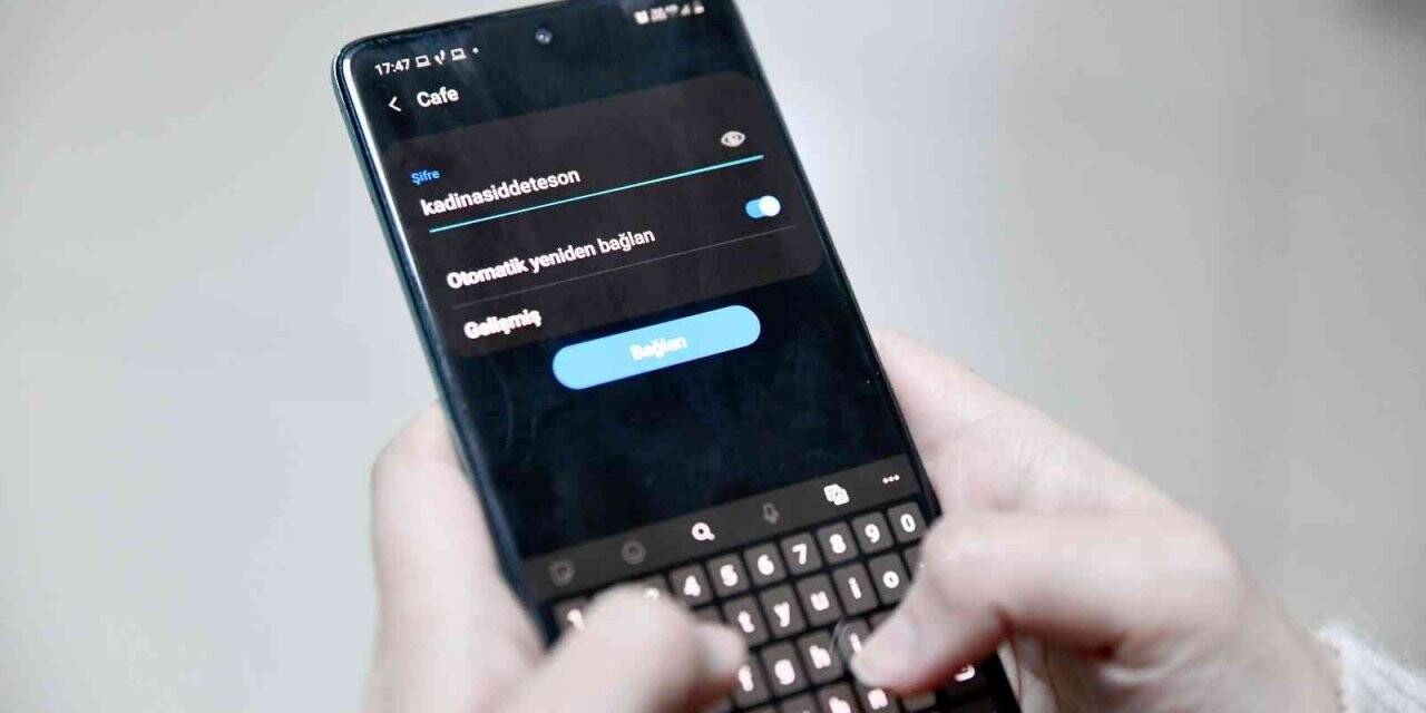 Farkındalık için oluşturulan şifre: "kadınasiddeteson"