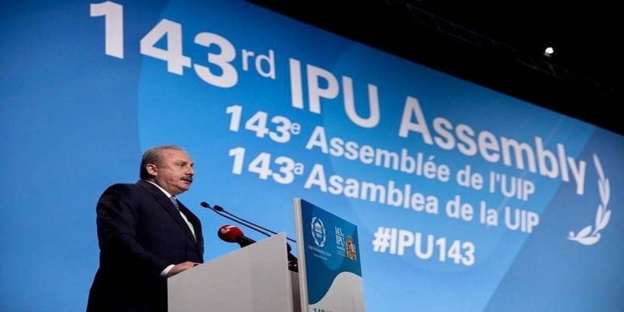 TBMM Başkanı Şentop, PAB 143. Genel Kuruluna katıldı