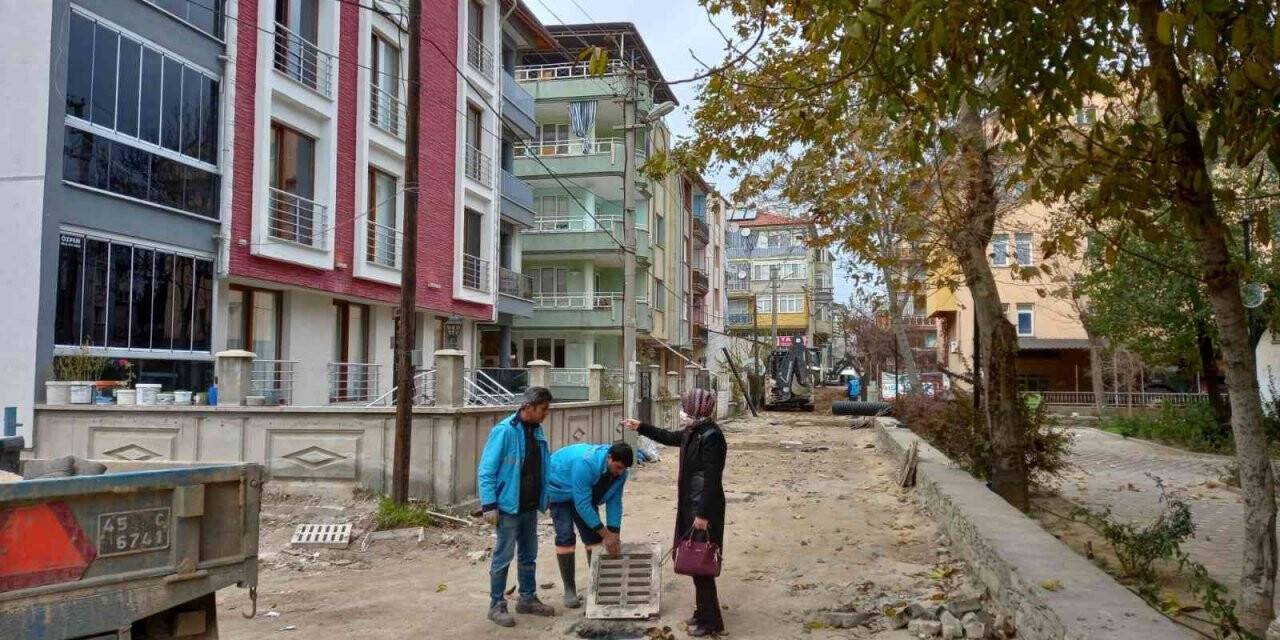 Kula’da su birikintilerine karşı önlem alındı