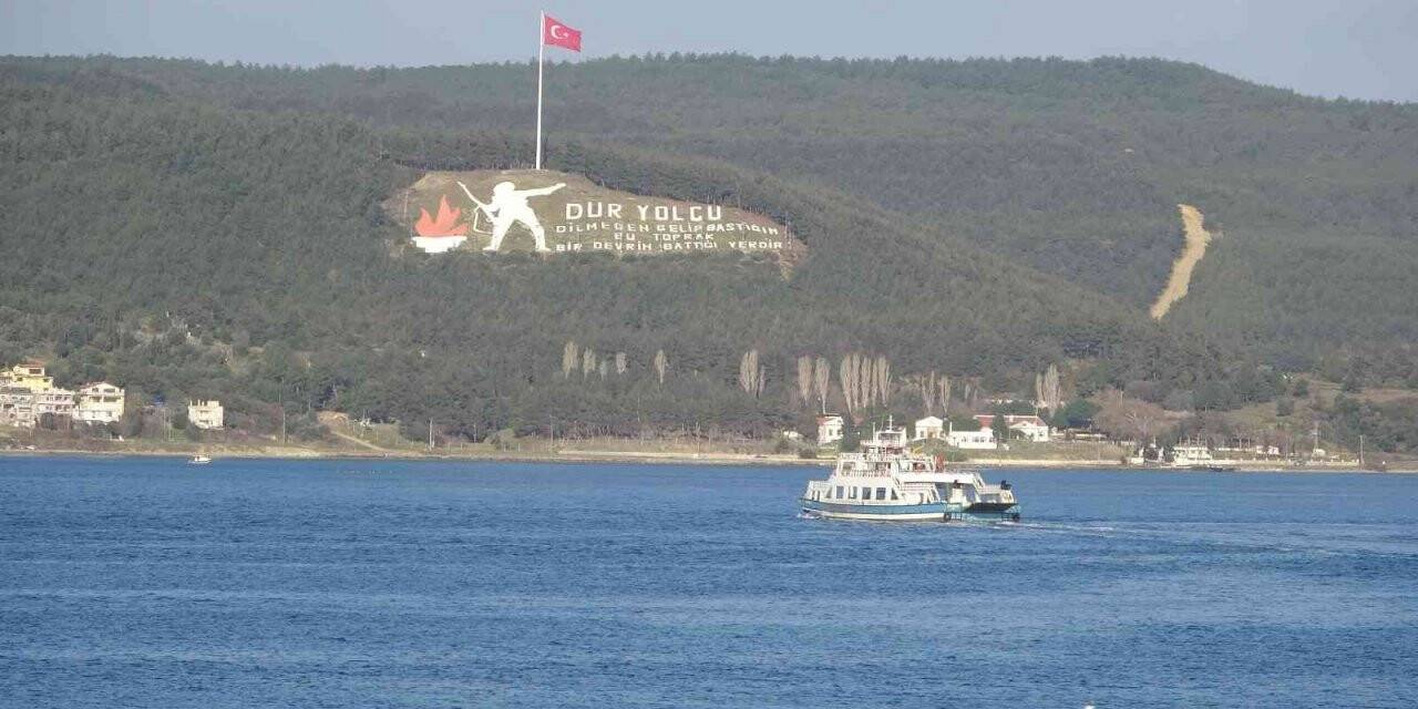 Çanakkale’de ada seferlerine fırtına engeli